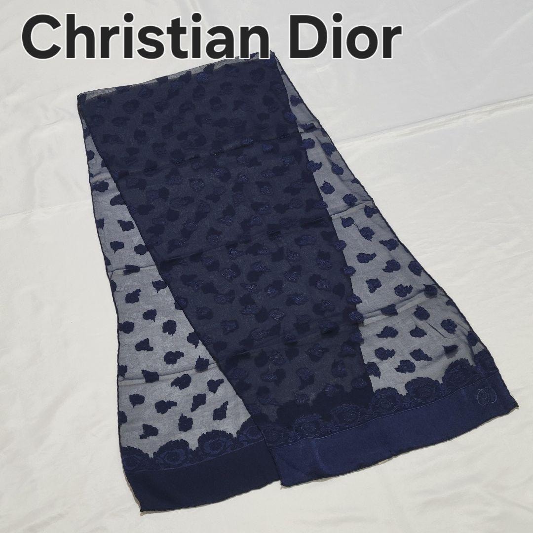 B (目立った傷や汚れなし)】Christian Dior ディオール CDロゴ 花柄