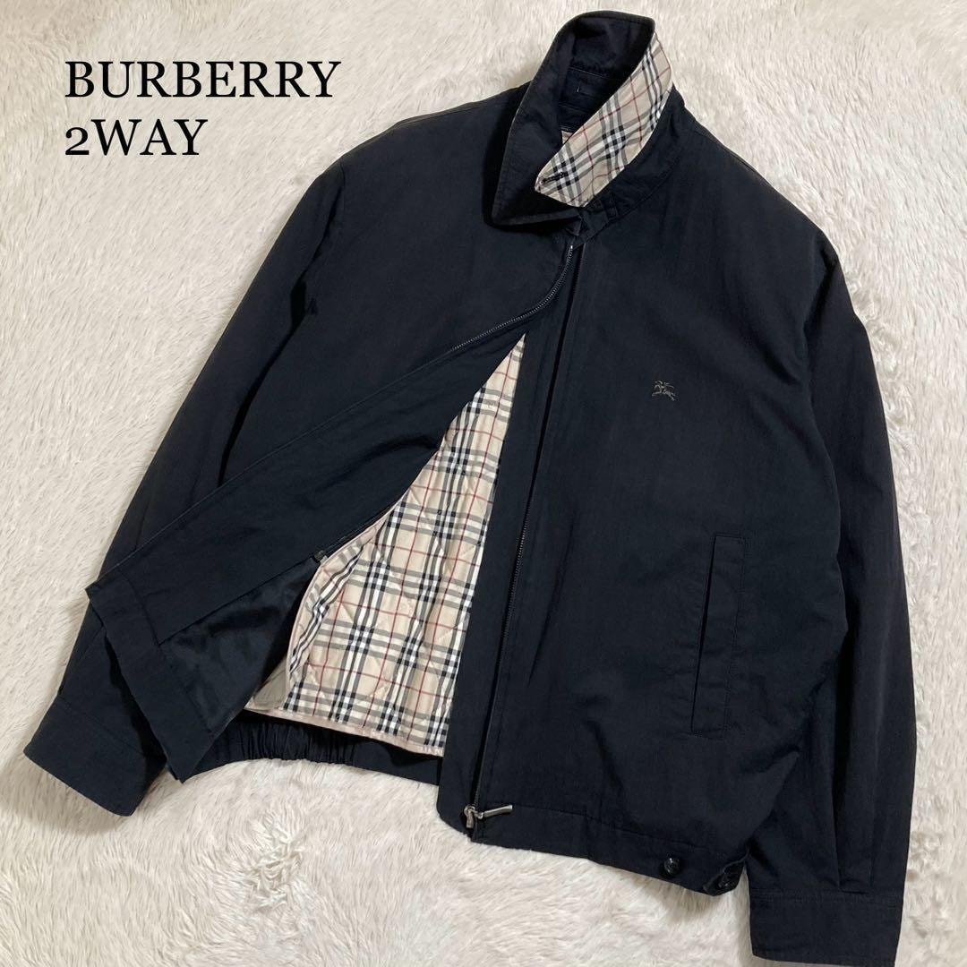 BURBERRY バーバリー スウィングトップ 2WAY ノバチェック ホースロゴ ライナー有り