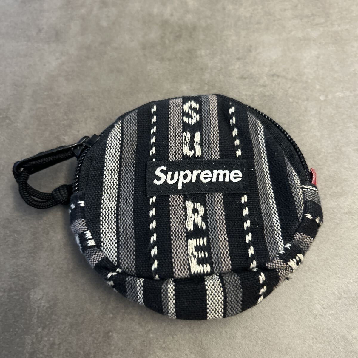 新品 Supreme シュプリーム WovenStripe CoinPouch Supreme Woven Stripe Coin Pouch Multicolor - SS20 - US