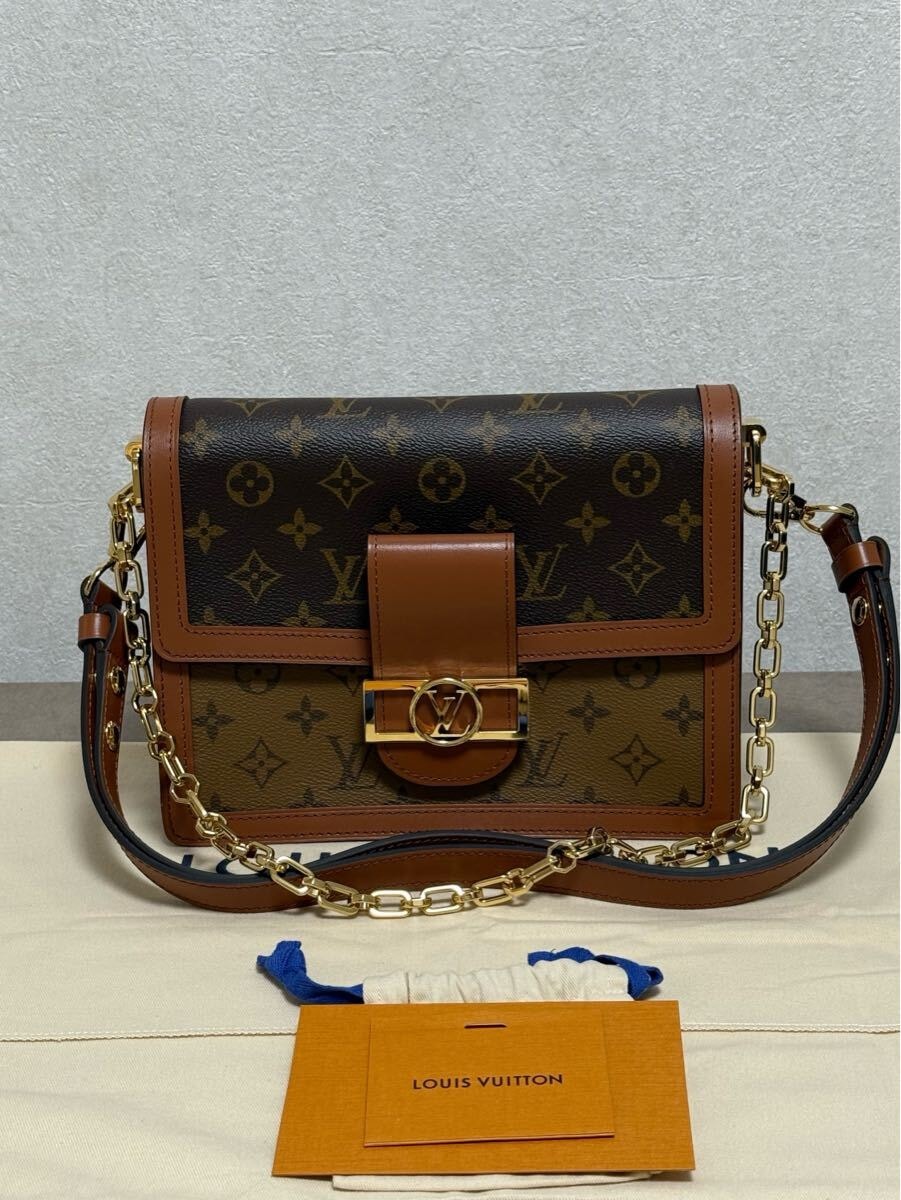 極美 ルイヴィトン ドーフィーヌMM M44391　モノグラムリバース IC