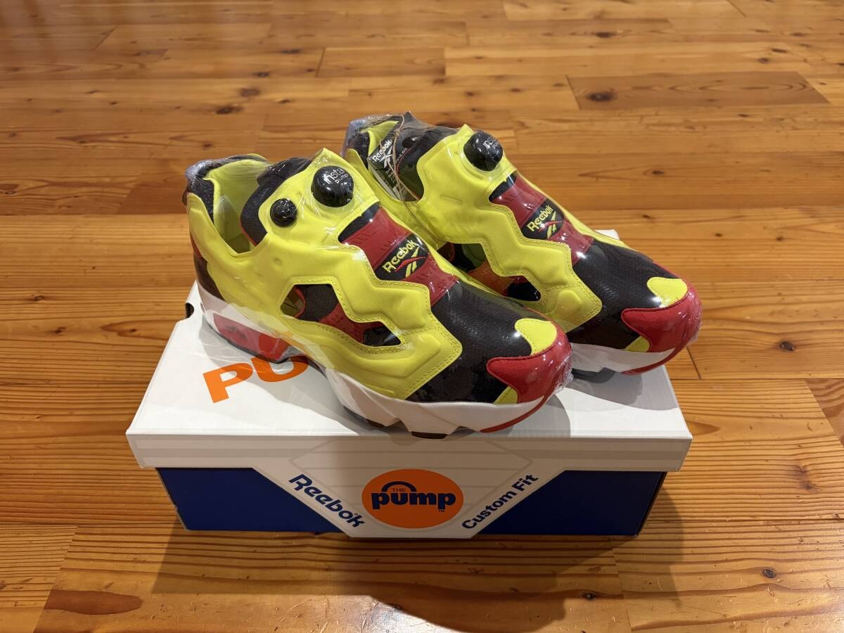 【新品未使用】Reebok INSTAPUMP FURY リーボック インスタ ポンプフューリー シトロン イエロー 27cm 30周年記念モデル 2024年発売