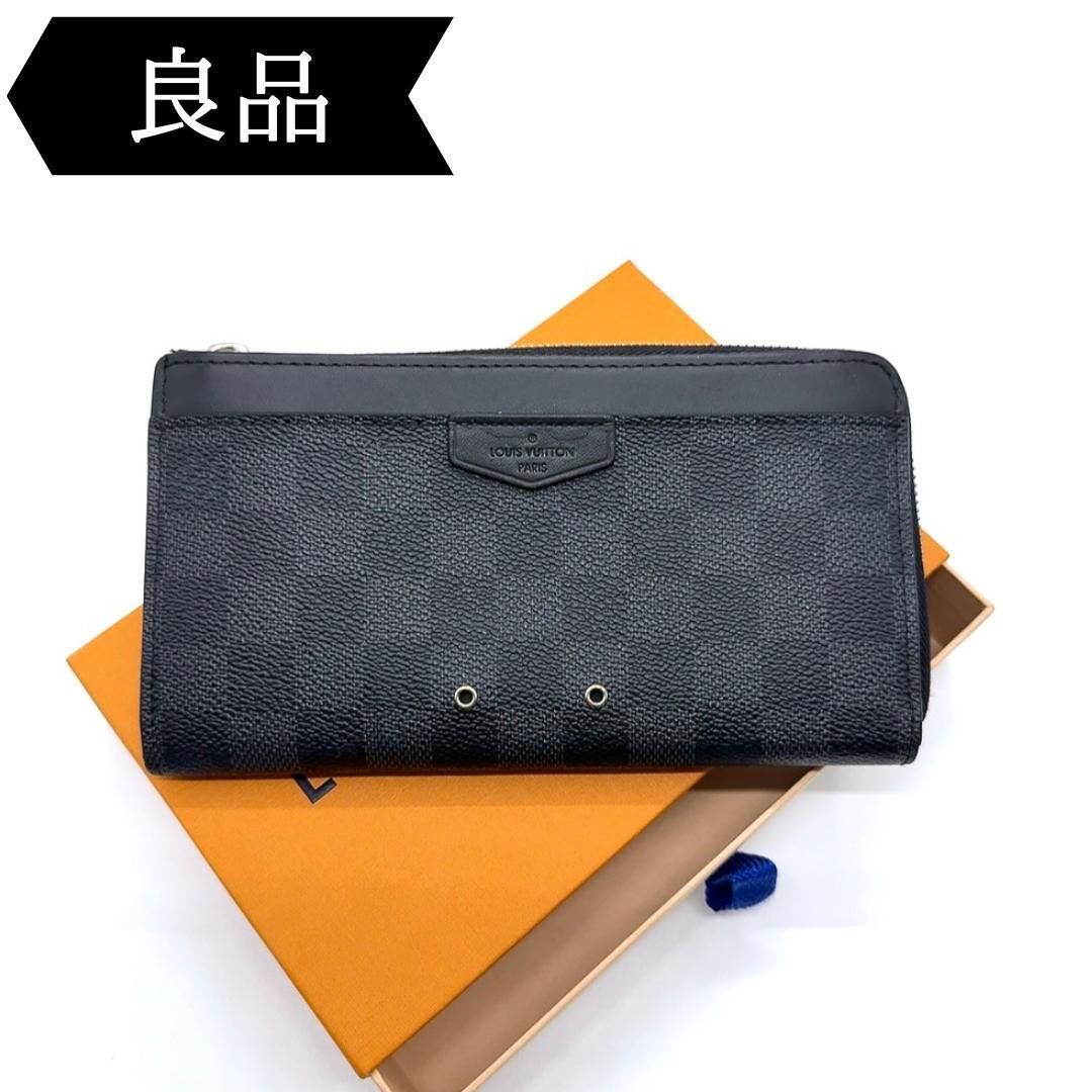 ◇ルイヴィトン◇N60379/ダミエ/グラフィット/ジッピードラゴンヌ/長財布