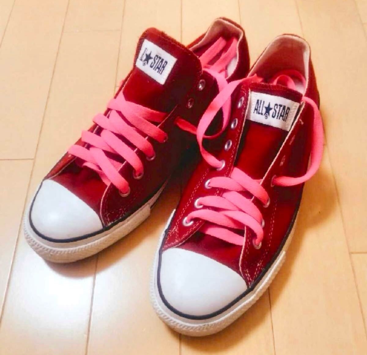 converse all star 冬仕様　赤　27.5cm コンバース