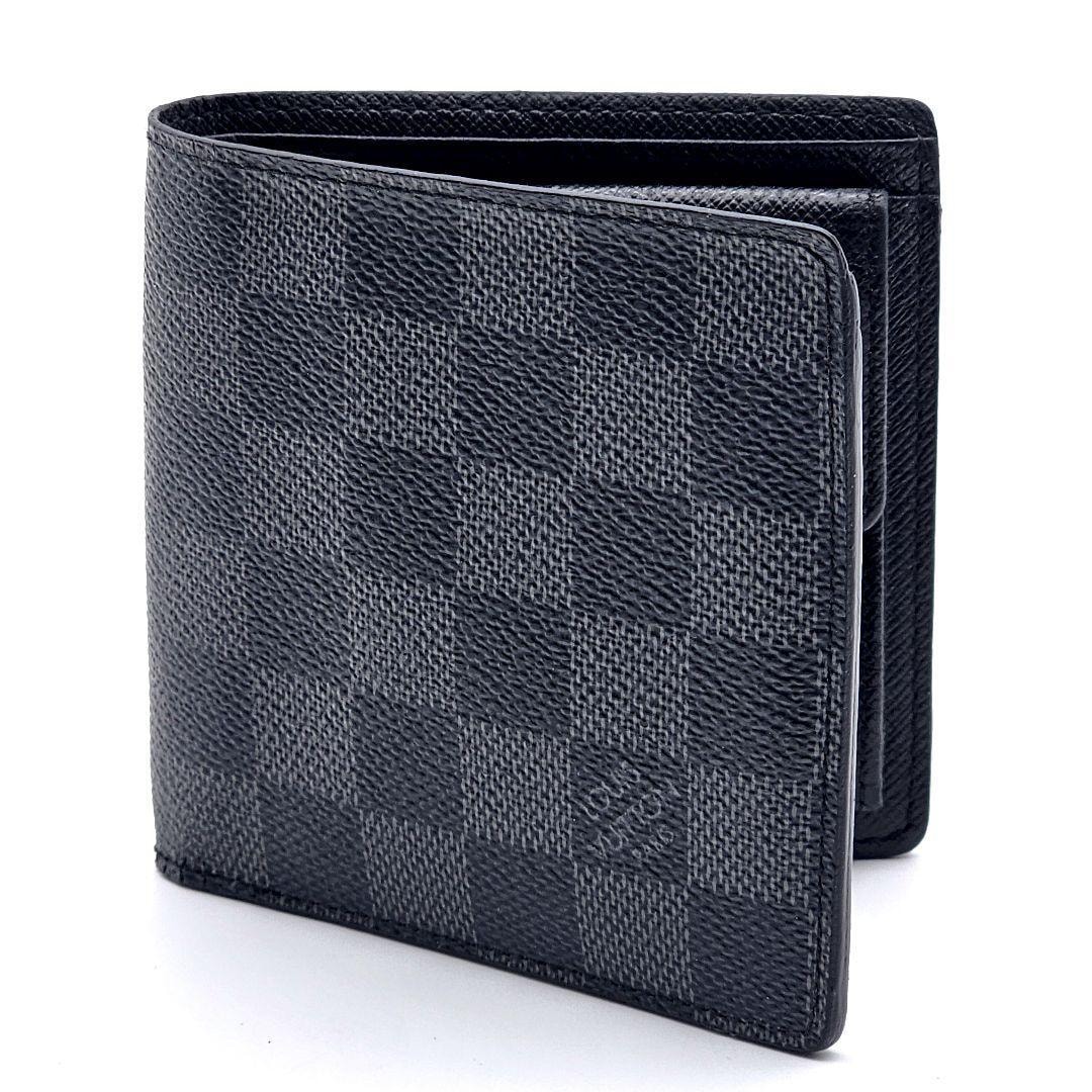 C (やや傷や汚れあり)】ルイヴィトン ポルトフォイユ マルコ ダミエ