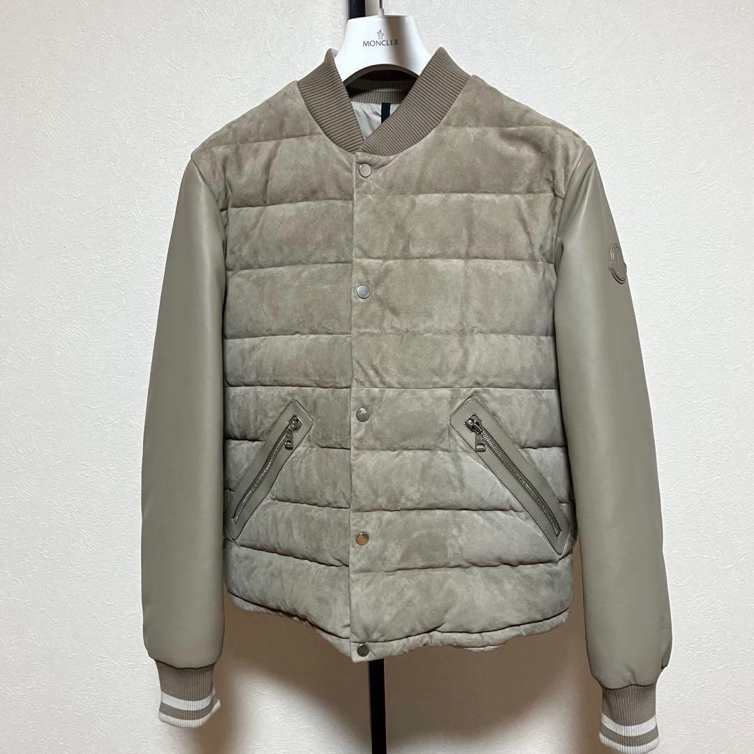 ［極美品］MONCLER CHALANCHES レザー　スエード　4D231
