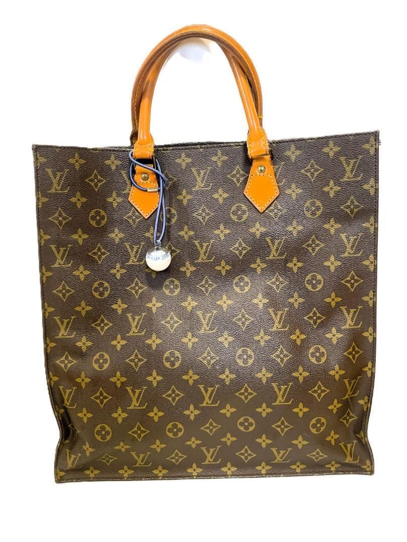 ルイ・ヴィトン トートバッグ サックプラ M51140 コンパスチャーム付き
