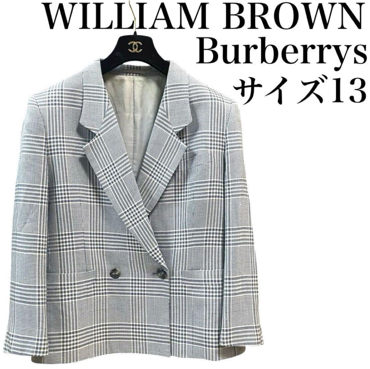 BURBERRYS × WILLIAM BROWN ダブル ツイード バーバリー BURBERRYS