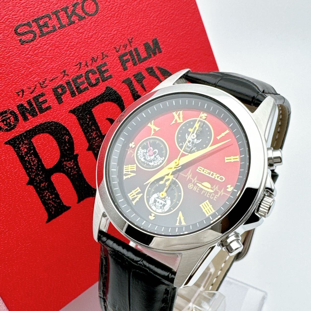目立った傷や汚れなし】SEIKO ONE PIECE FILM RED セイコー