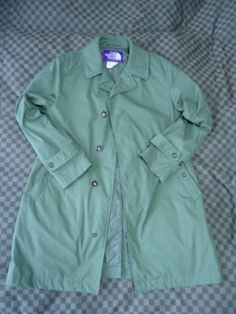 【売切り】ノースフェイスパープルレーベル　The North Face purple label beams別注　ステンカラーコートNY2951N　貴重サイズL