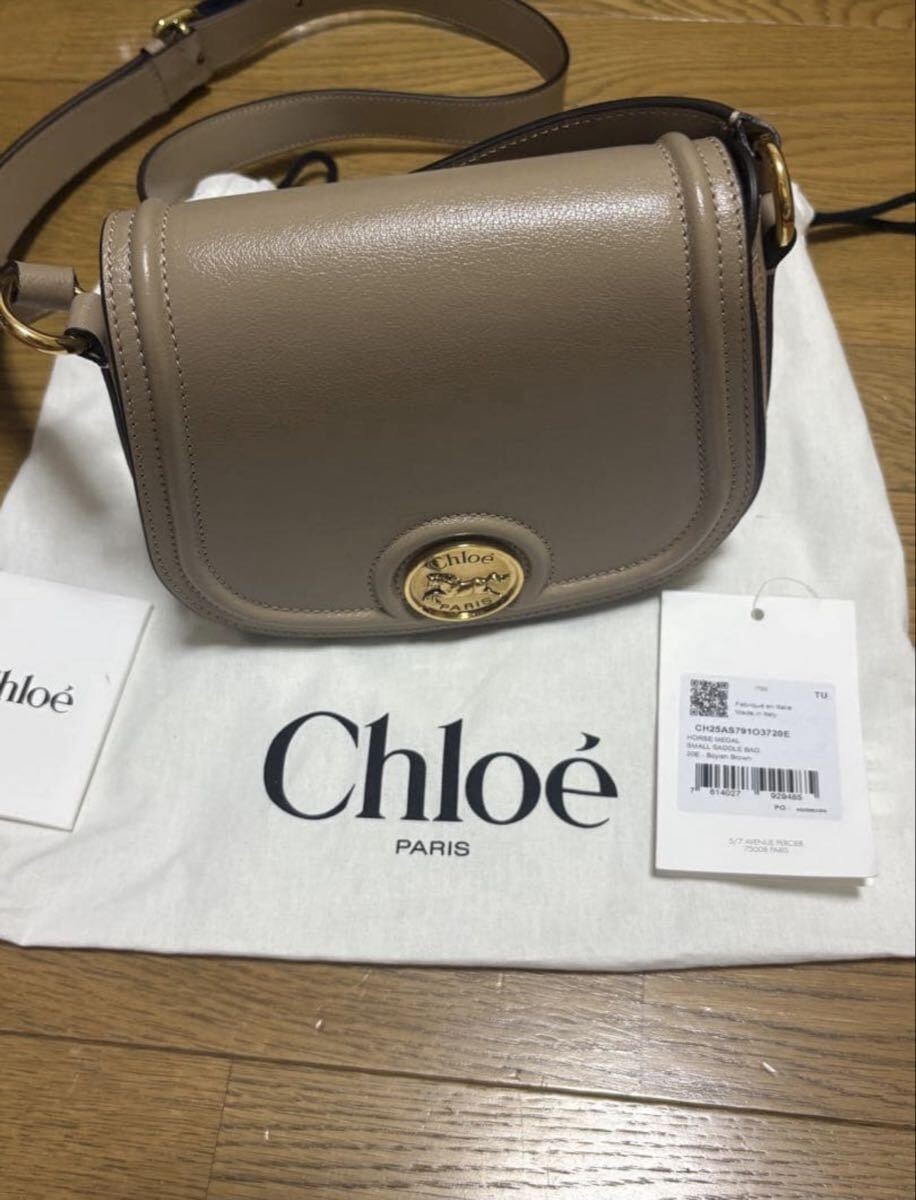 ショルダーバッグ クロエ Chloe レザー　ホースメダル　秋冬新作