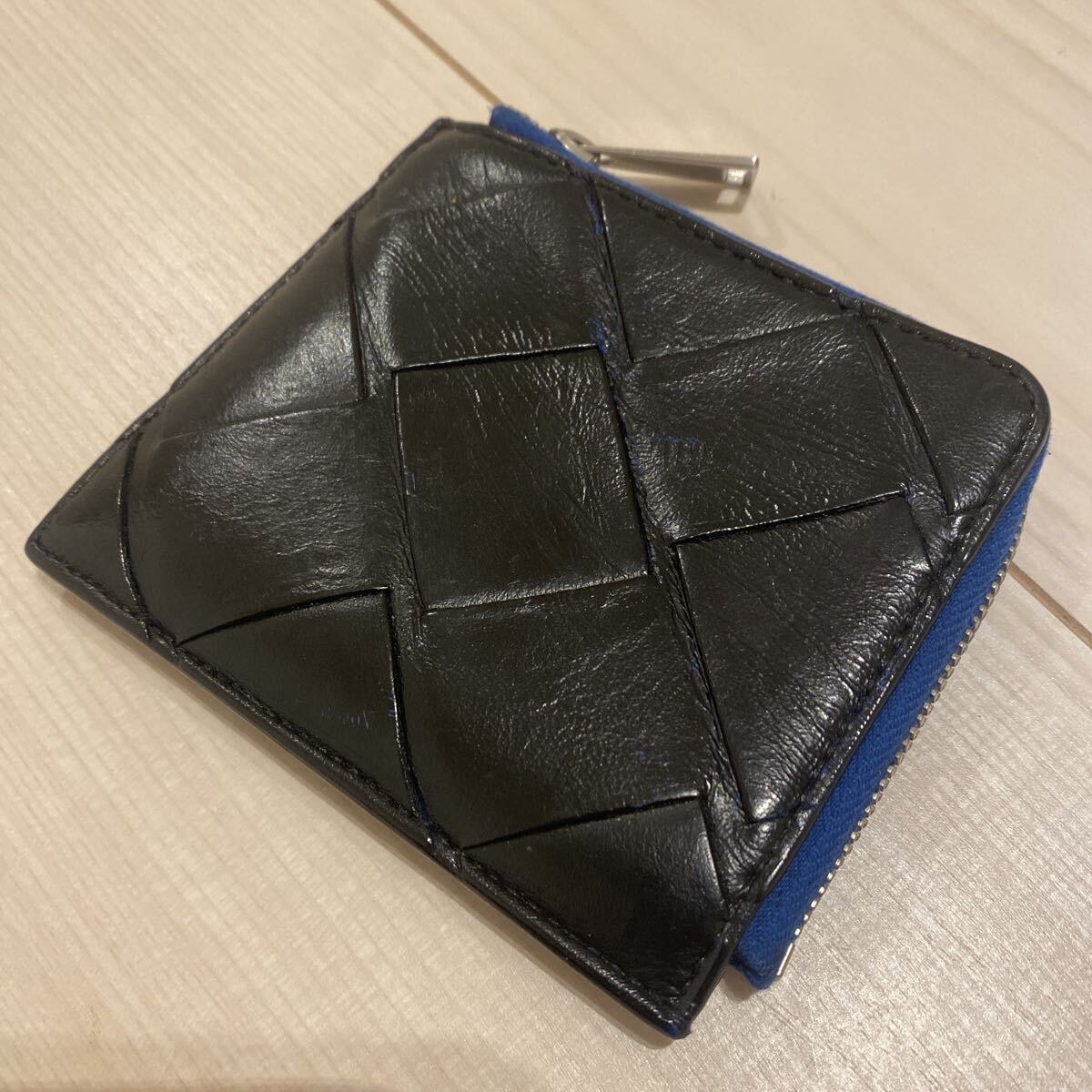 BOTTEGA VENETA ボッテガヴェネタ 6連 キーケース イントレチャートxカーフ 黒 レザー メンズ レディース おしゃれ 鍵入れ ホック式 スマート プレゼント ブランド B (目立った傷や汚れなし)】BOTTEGA VENETA ボッテガヴェネタ 6連 キー