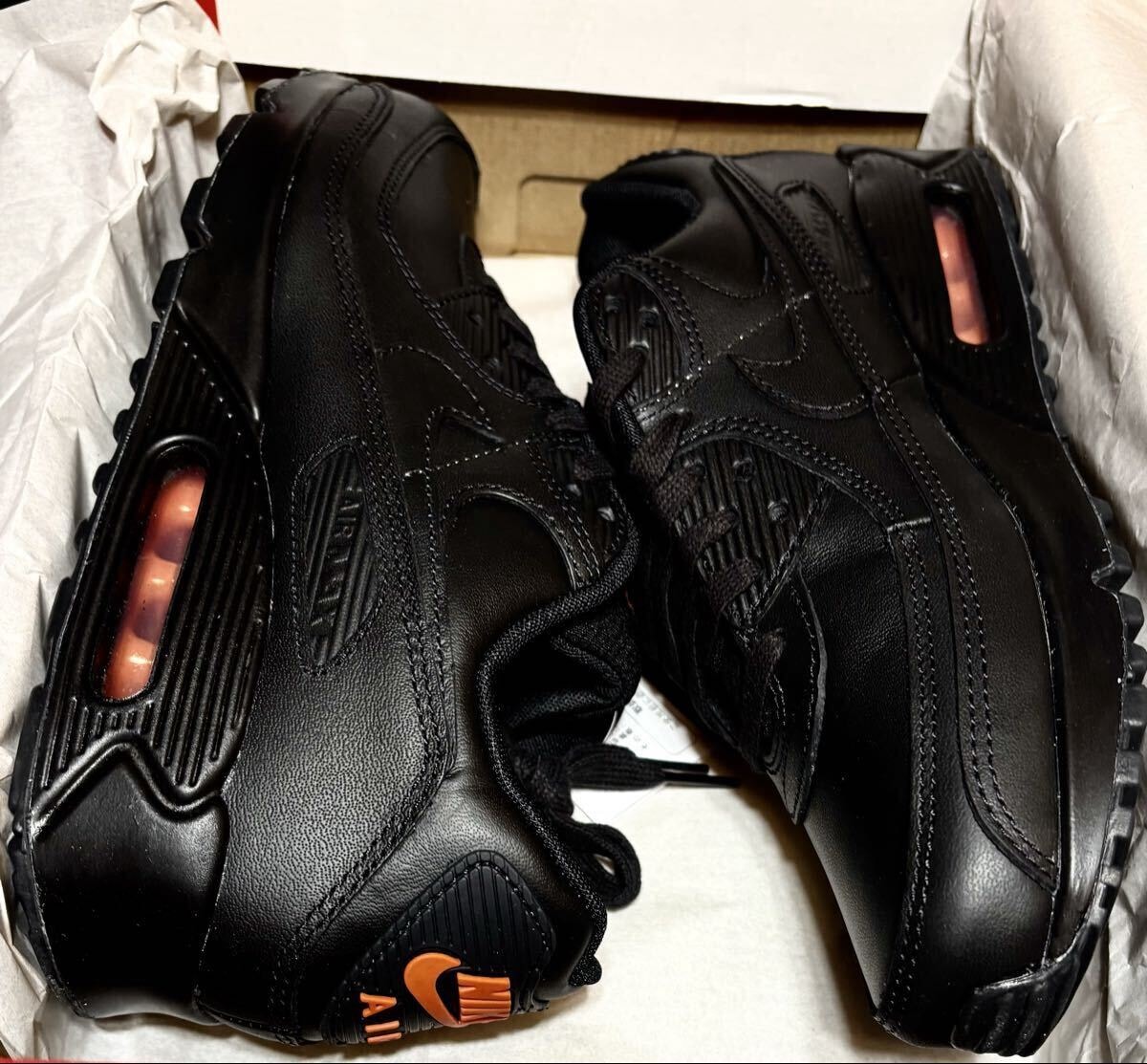 ☆送料込■新品27.0cm■ナイキ エア マックス90 AIR MAX 90 ブラック/セーフティオレンジ【定価.17600円】