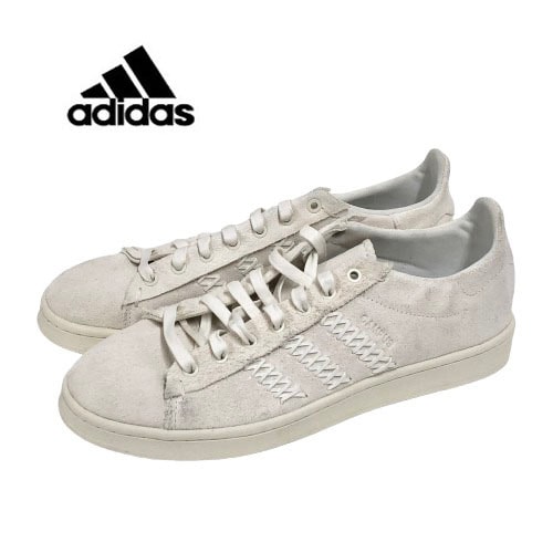 ○★新品未使用　adidas×FOOTIINDUSTRY　キャンパス　ホワイト系　30cm★○