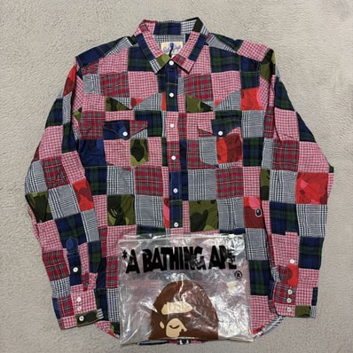 A BATHING APE 1ST Camo One Point Regular Fit Polo Shirt A BATHING APE 1ST Camo One Point Regular Fit Polo Shirt