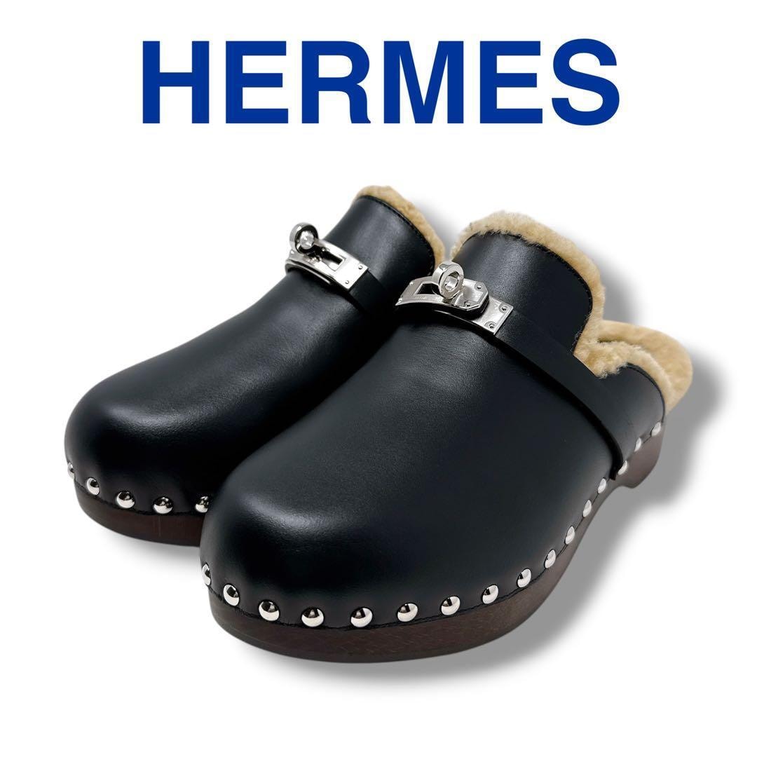 A (未使用に近い)】エルメス HERMES ミュール 36 カルロッタ A (未使用に近い)】エルメス HERMES ミュール 36 カルロッタ
