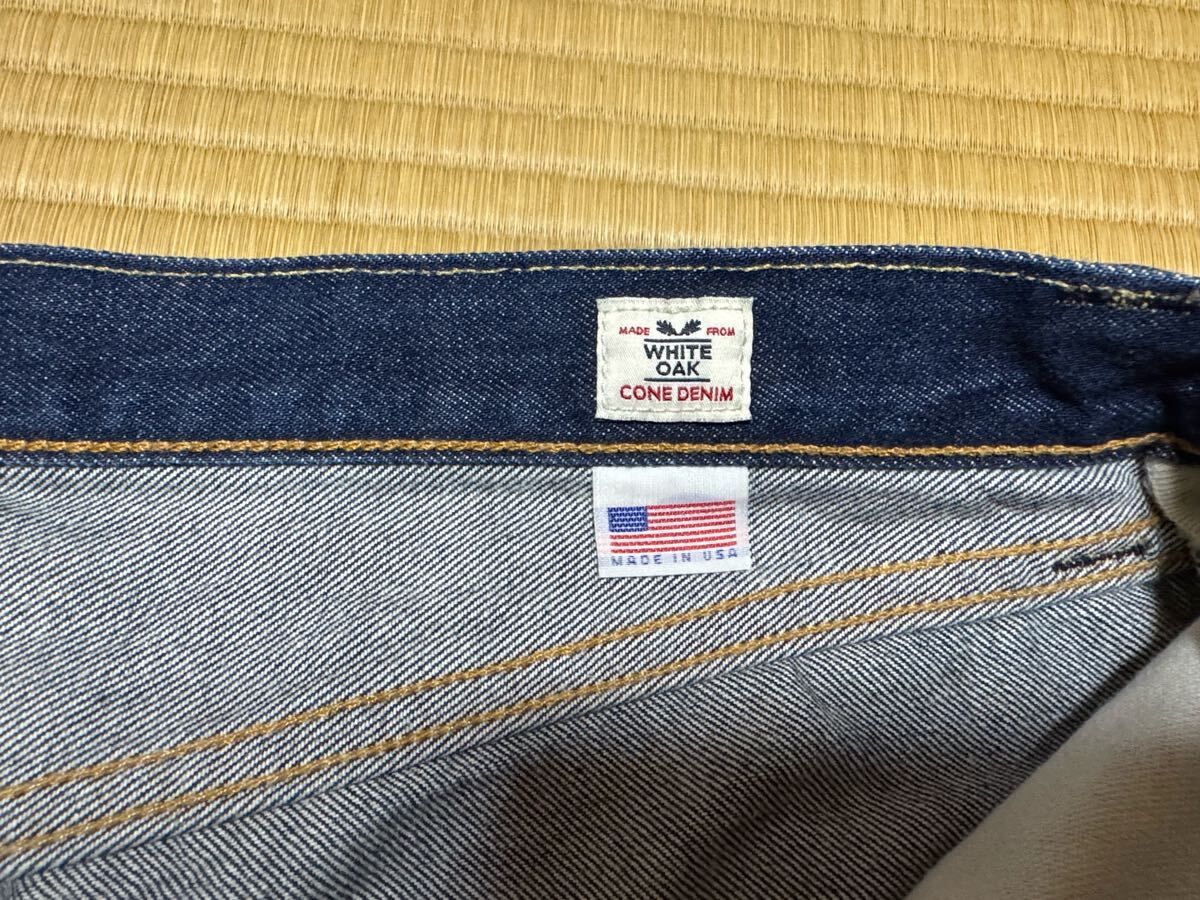 W36 Levi's リーバイス 501 ホワイトオーク オリジナル WHITE OAK 米国製 USA スモールe リジッド 赤耳 00501-2546 検 501XX バレンシア