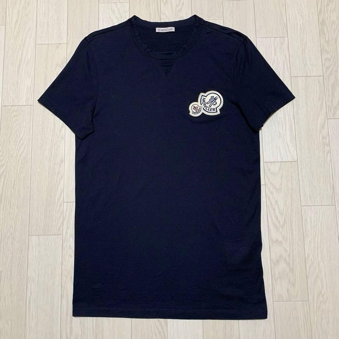 MONCLER モンクレール ネイビー ロゴ Tシャツ 半袖 【公式通販】