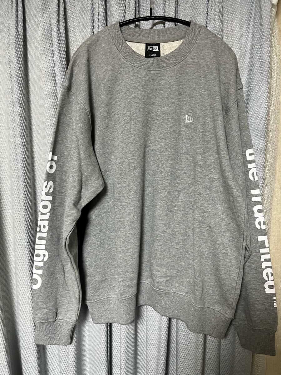 【未使用】New Era スウェット sweatshirt XL グレー Newera ニューエラ