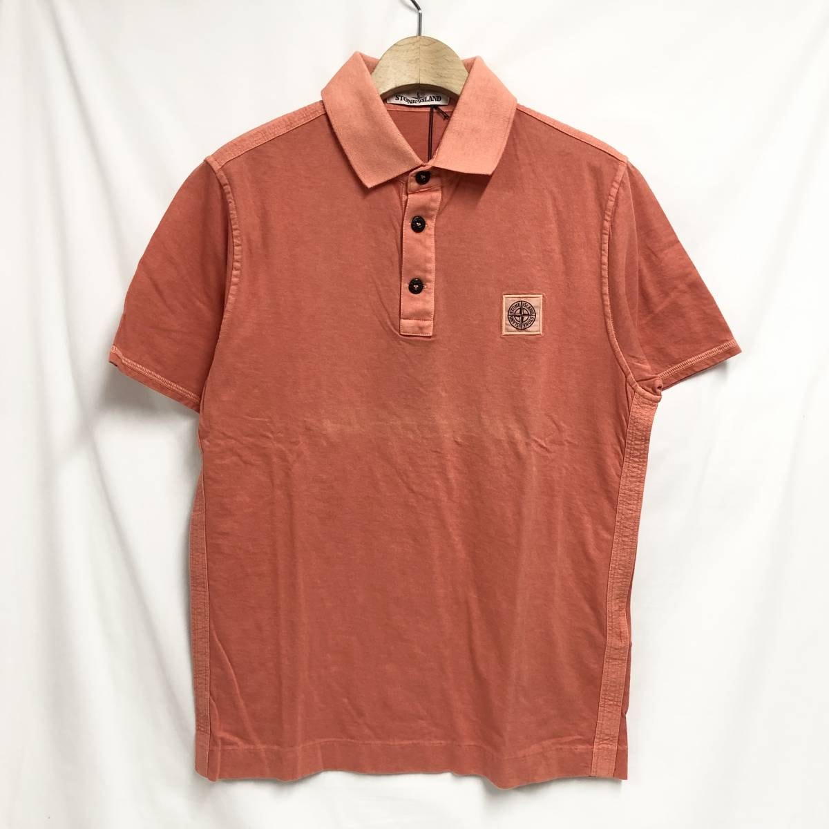 Stone Island 2SC18 Stretch Cotton Pique Short Sleeve Polo Shirt