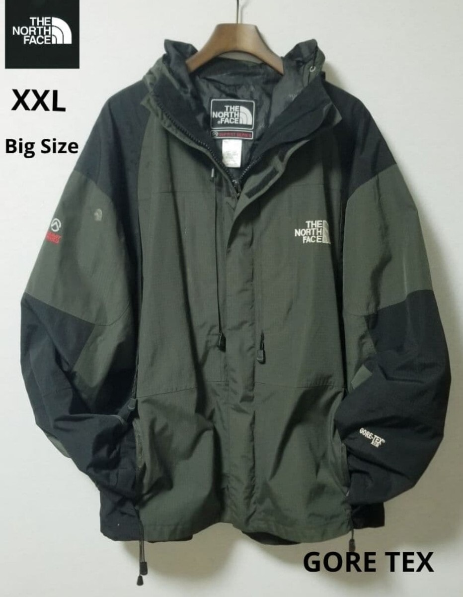 ノースフェイス サミットシリーズ GORE-TEX ナイロンジャケット XXL やや傷や汚れあり】THE NORTH FACEナイロンジャケットSUMMIT
