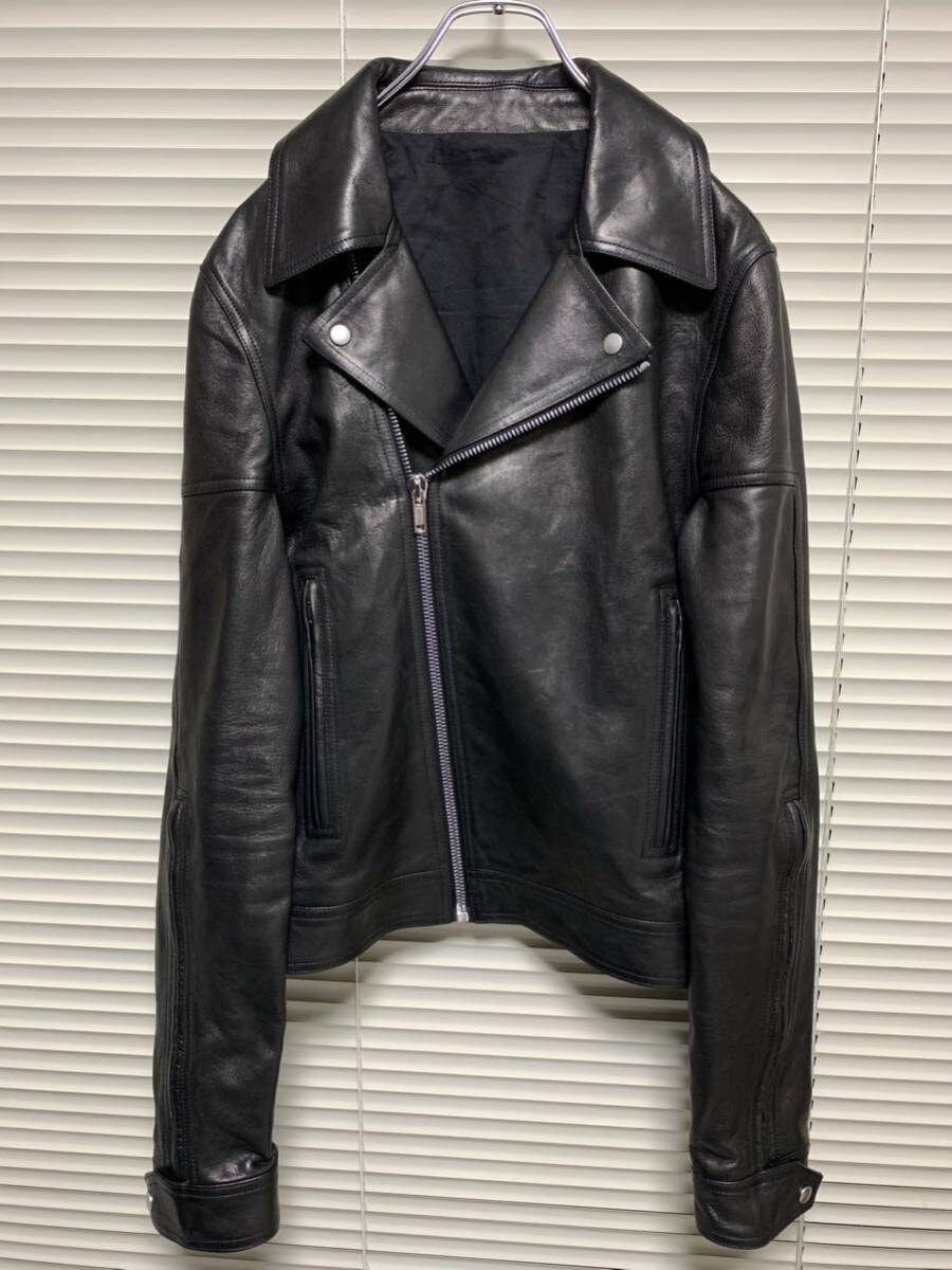 新品・未使用(ワケあり)】新品《 Rick Owens 》DRACUBIKER LEATHER