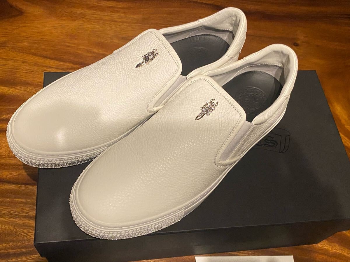 正規品 クロムハーツ レザースリッポン 