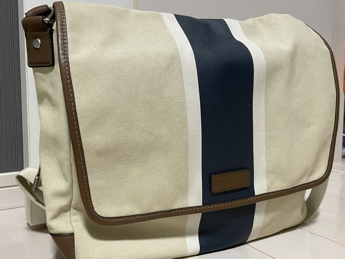 D (傷や汚れあり)】【中古】 コーチ ショルダーバッグ スナップヘッド