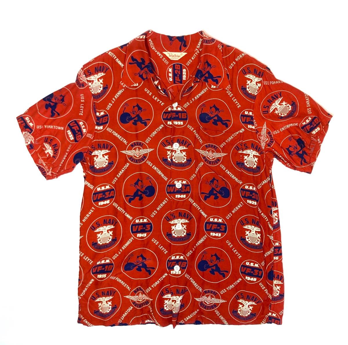 ◎ THE REAL McCOY'S ◎ FELIX ◇ フィリックス 半袖 アロハシャツ ◎ リアルマッコイズ トイズマッコイ