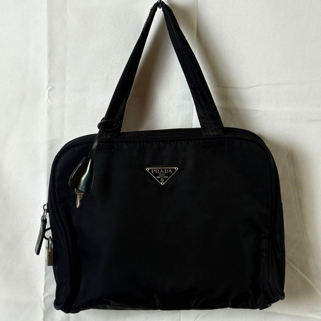 PRADA｜レザー×ナイロン ロートップスニーカー EU37½ PRADA｜レザー×ナイロン ロートップスニーカー EU37½ プラダナイロン