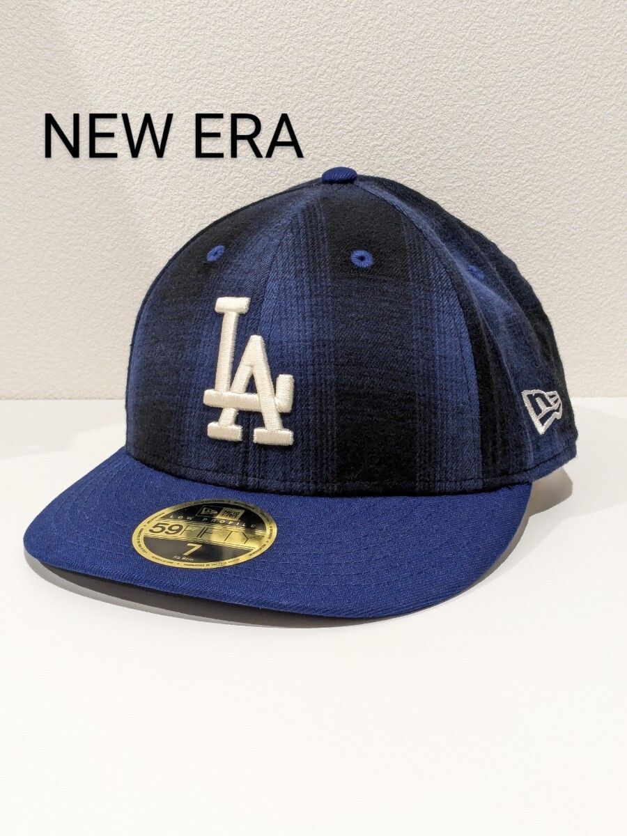 新品 NEW ERA×MLB 帽子 CAP ニューエラ 未使用 キャップ LA 青