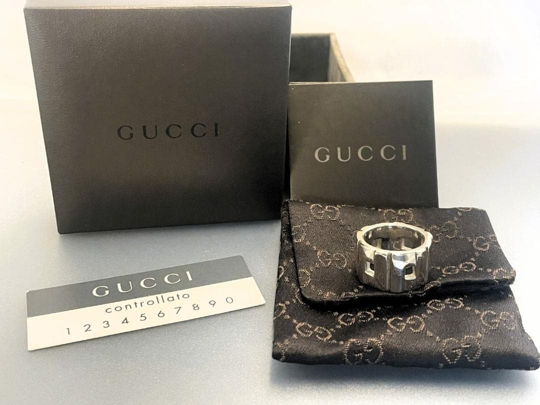 GUCCI グッチ モダニスト リング SV925 12.5号 レディース メンズ
