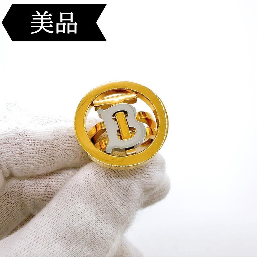 ◇トーマスバーバリー◇GP/TBロゴ/リング/ゴールド/指輪/ブランド ◇トーマスバーバリー◇GP/TBロゴ/リング/ゴールド/指輪/ブランド