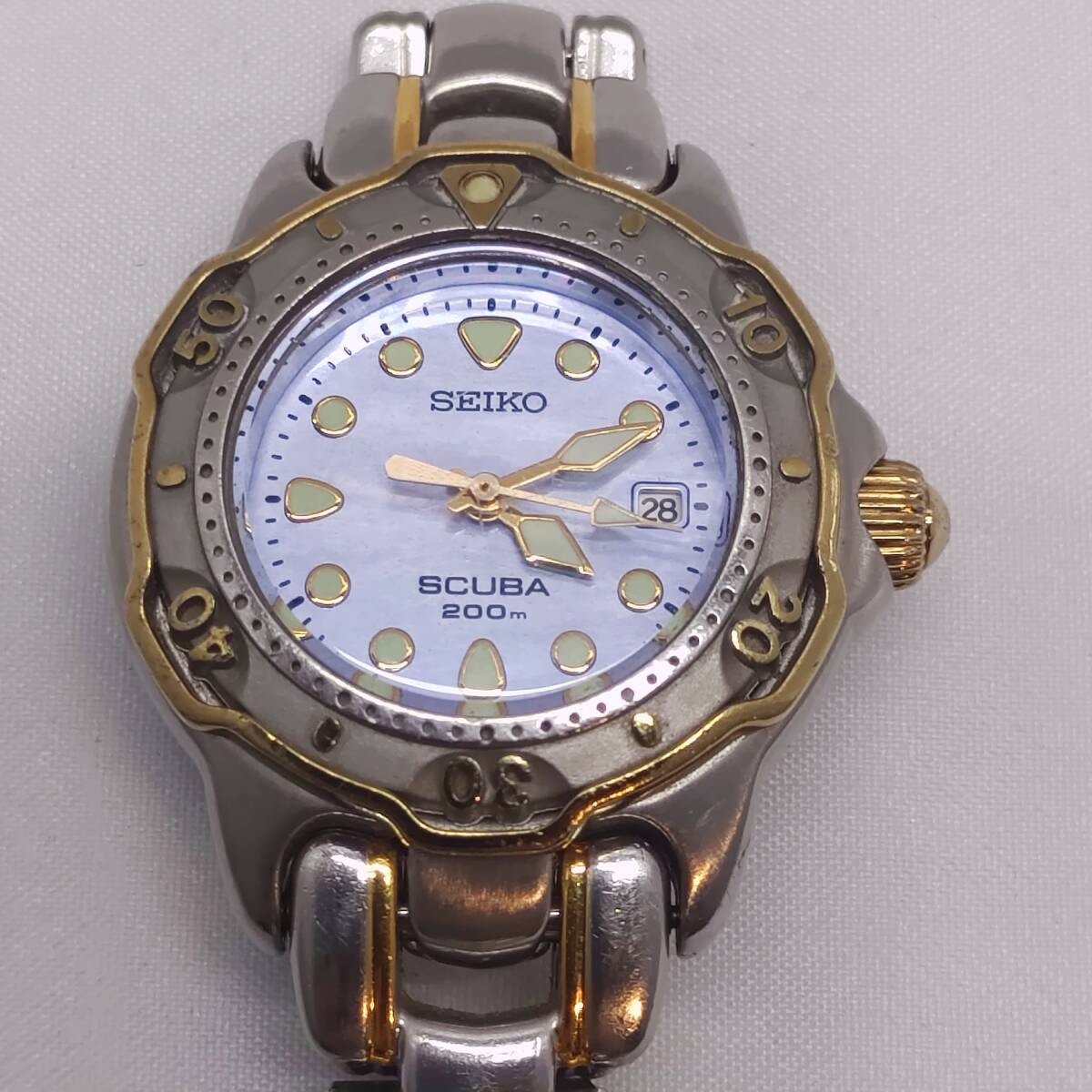 やや傷や汚れあり】【稼働品】SEIKO SCUBA 200m セイコー スキューバ