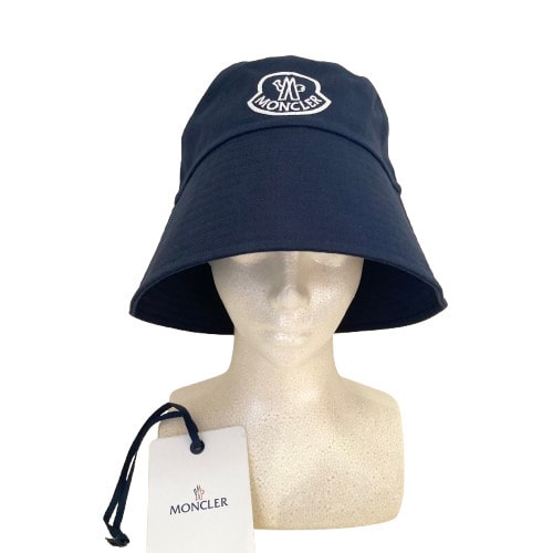 MONCLER バケットハット BUCKET 帽子 ネイビー