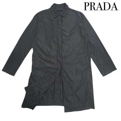 B (目立った傷や汚れなし)】186005 PRADA プラダ ジャケット M モス B (目立った傷や汚れなし)】186005 PRADA プラダ ジャケット M モス