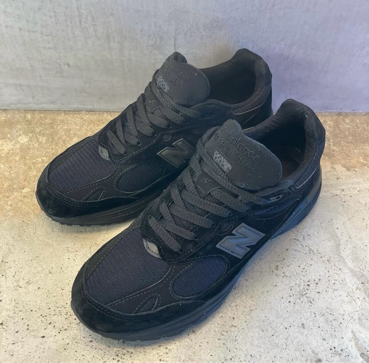 NEW BALANCE MR993TB サイズ9 ワイズD ニューバランス トリプルブラック