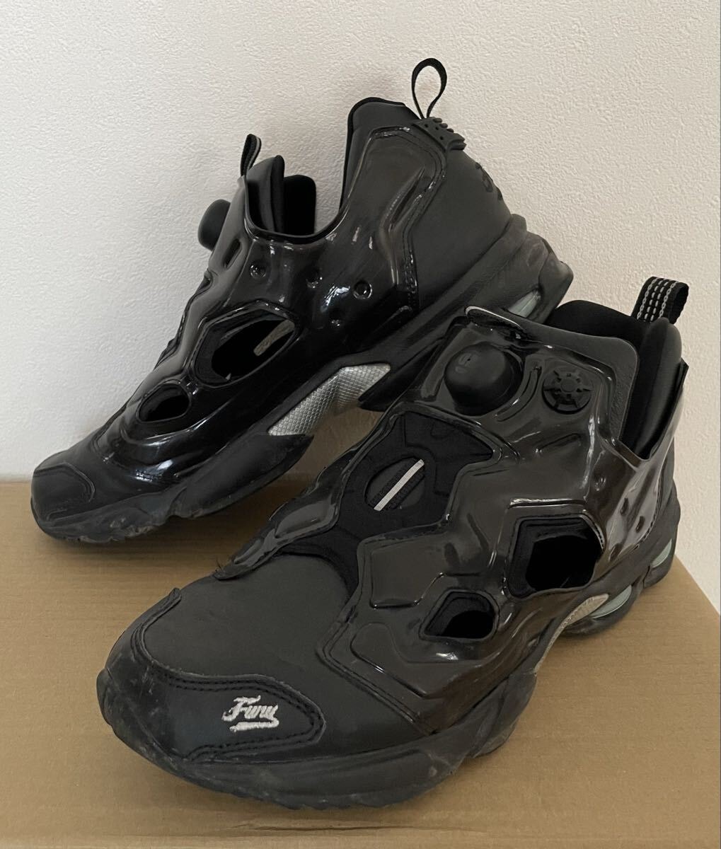 【美品】Reebok FURY MILLENNIUM OG DMX リーボック インスタポンプフューリー 黒 ブラック レザー サイズ27cm 定価27,500円
