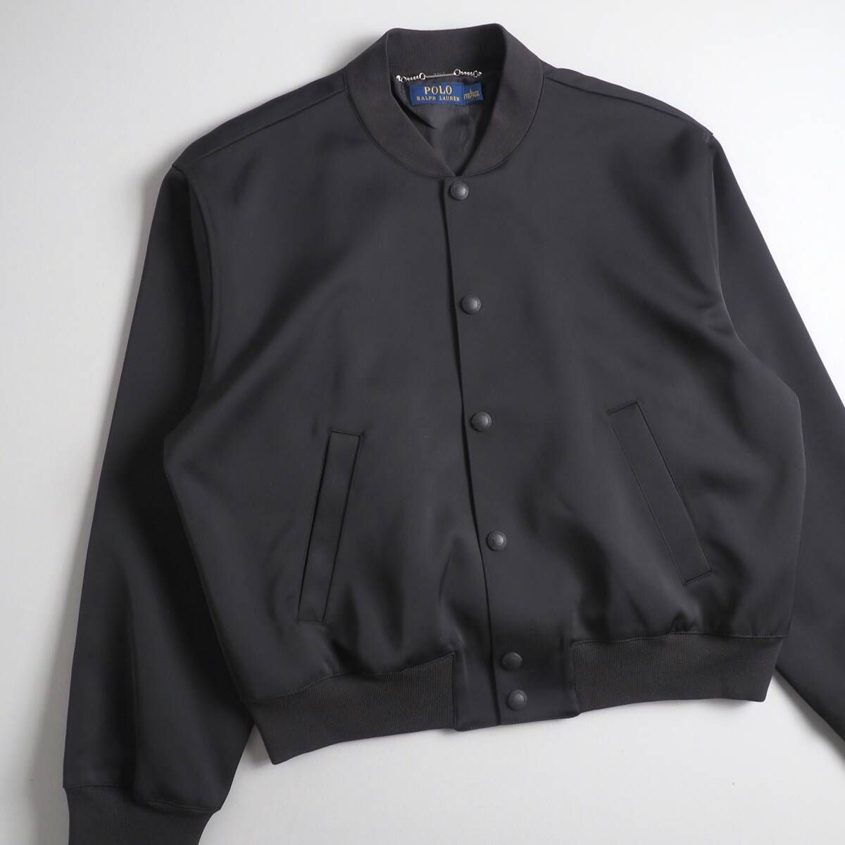 ラルフローレン　Ralph Lauren　未使用品　スタジャン　MA-1　ブラック　メンズ　美品