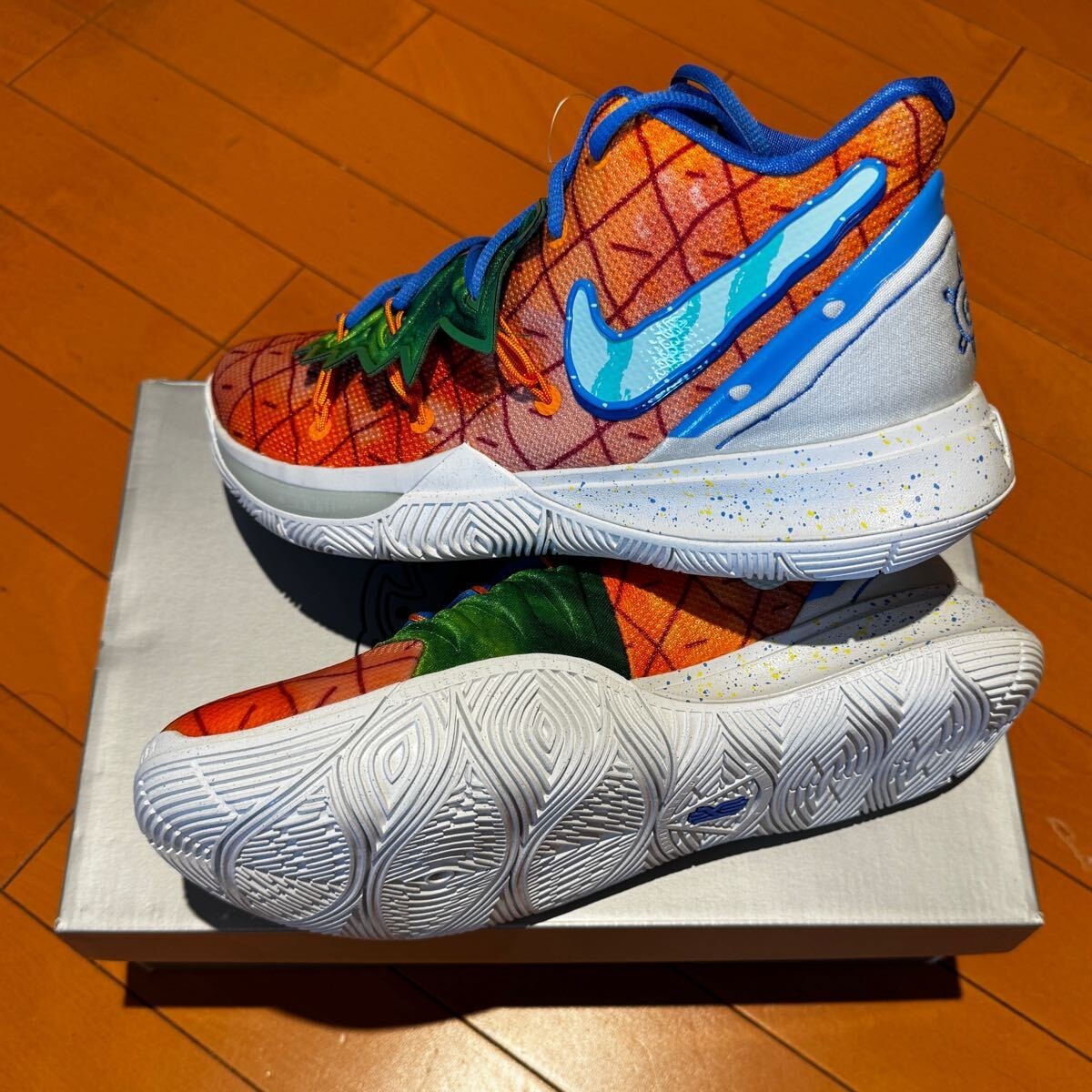 NIKE KYRIE5 スポンジボブ　28.5cm EPモデル　ナイキ　Spongebob Squarepants カイリー　パイナップル