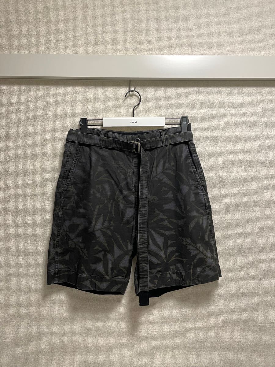 sacai 24SS ボタニカルショートパンツ 