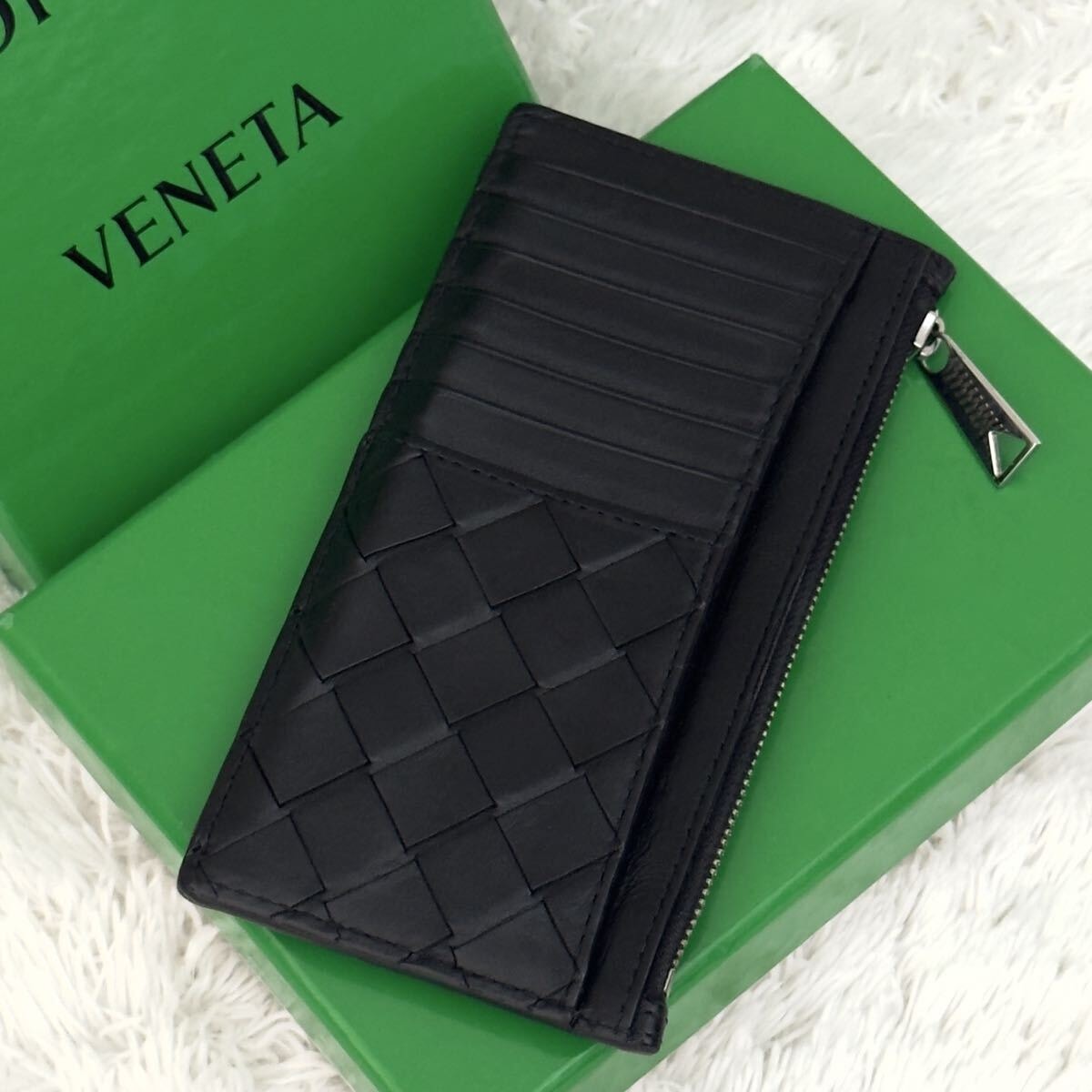 ☆RFID搭載☆BOTTEGA VENETA ボッテガヴェネタ フラグメントケース イントレチャート コインケース 財布