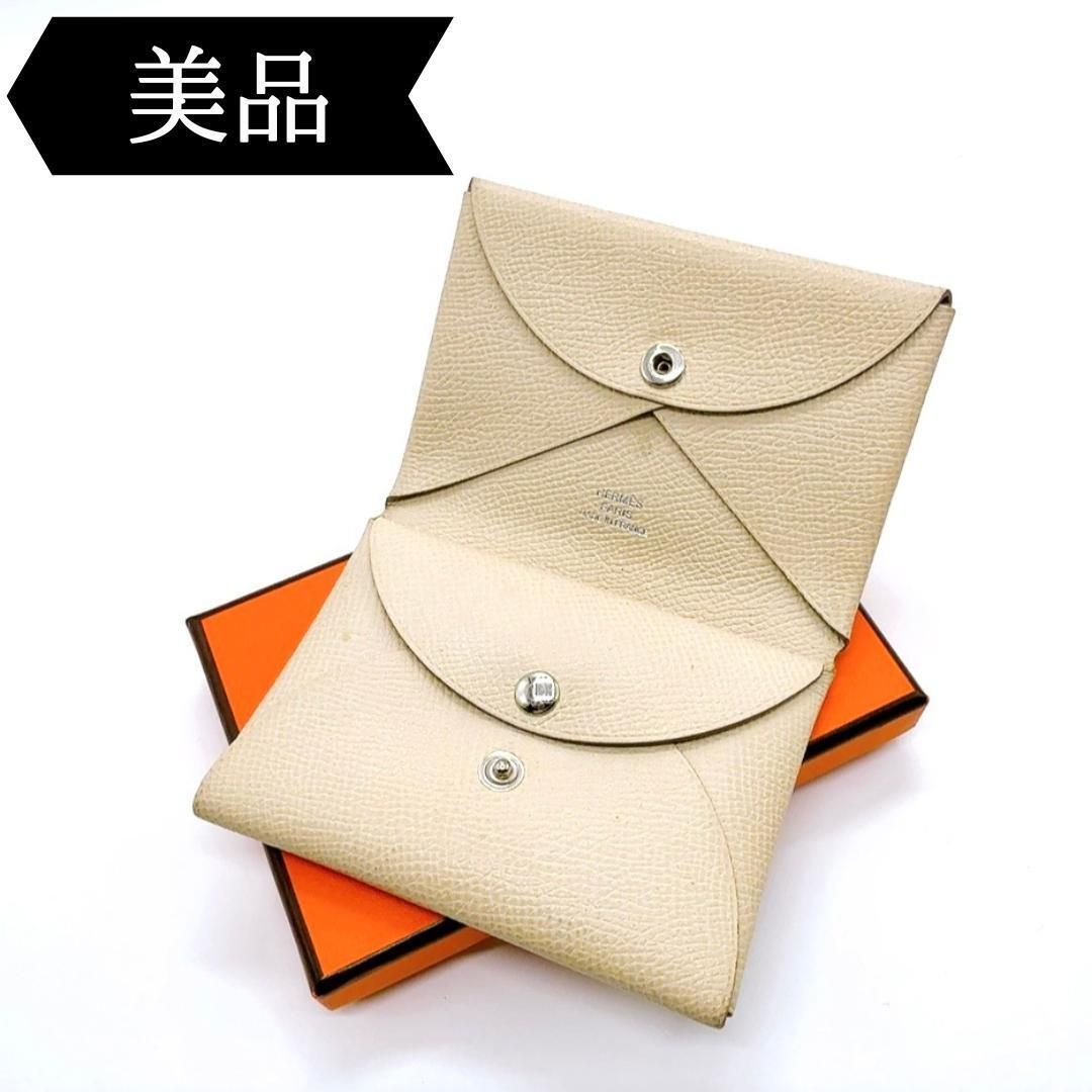 目立った傷や汚れなし】◇エルメス◇ヴォーエプソン/カルヴィ/デュオ  