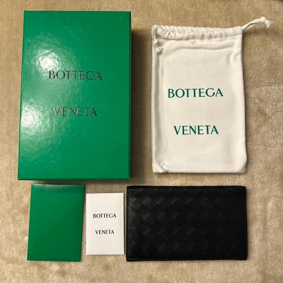 BOTTEGAVENETA ボッテガヴェネタ コンチネンタル トリフォード ウォレット アイボリー スナップボタン 札入れ カードケース ケース RFID ICチップ プレート プラスター 三つ折り財布 578751 VMAU1 9644 BOTTEGA VENETA - BOTTEGAVENETA ボッテガヴェネタ コンチネンタル