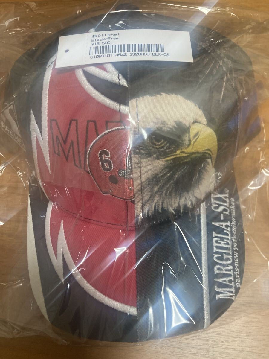Supreme MM6 Maison Margiela Split 6-Panel Black ブラック 黒 シュプリーム メゾン マルジェラ スプリット シックスパネル 帽子 キャップ