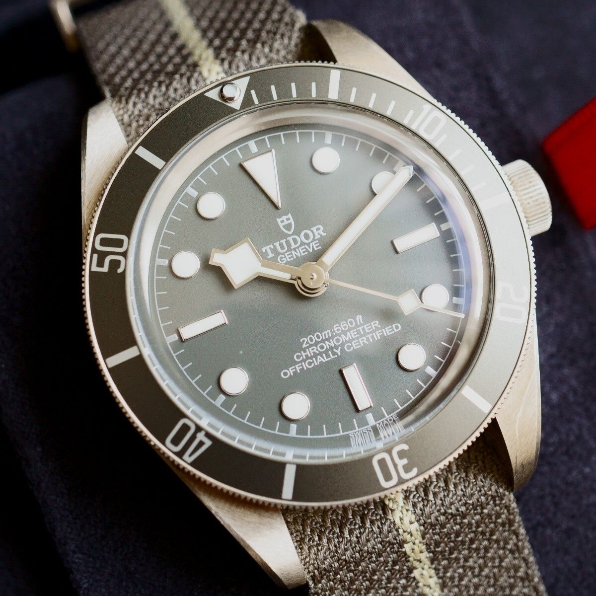 TUDOR BLACK BAY FIFTY-EIGHT 925 チューダー ブラックベイ58 79010SG シルバー925 ケース交換済み 替えベルト付き タイコノート