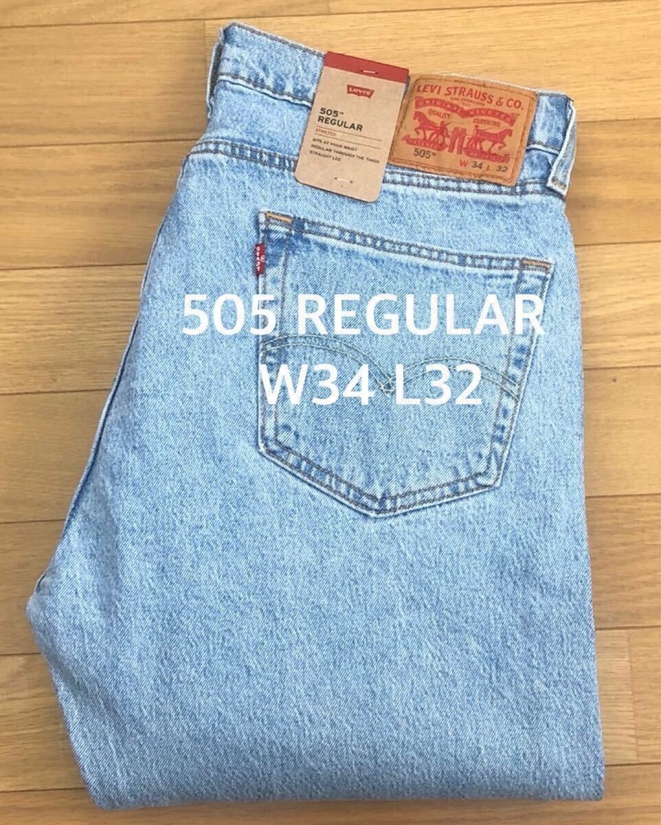 Levi's 505 REGULAR FIT LIGHT INDIGO W34 L32