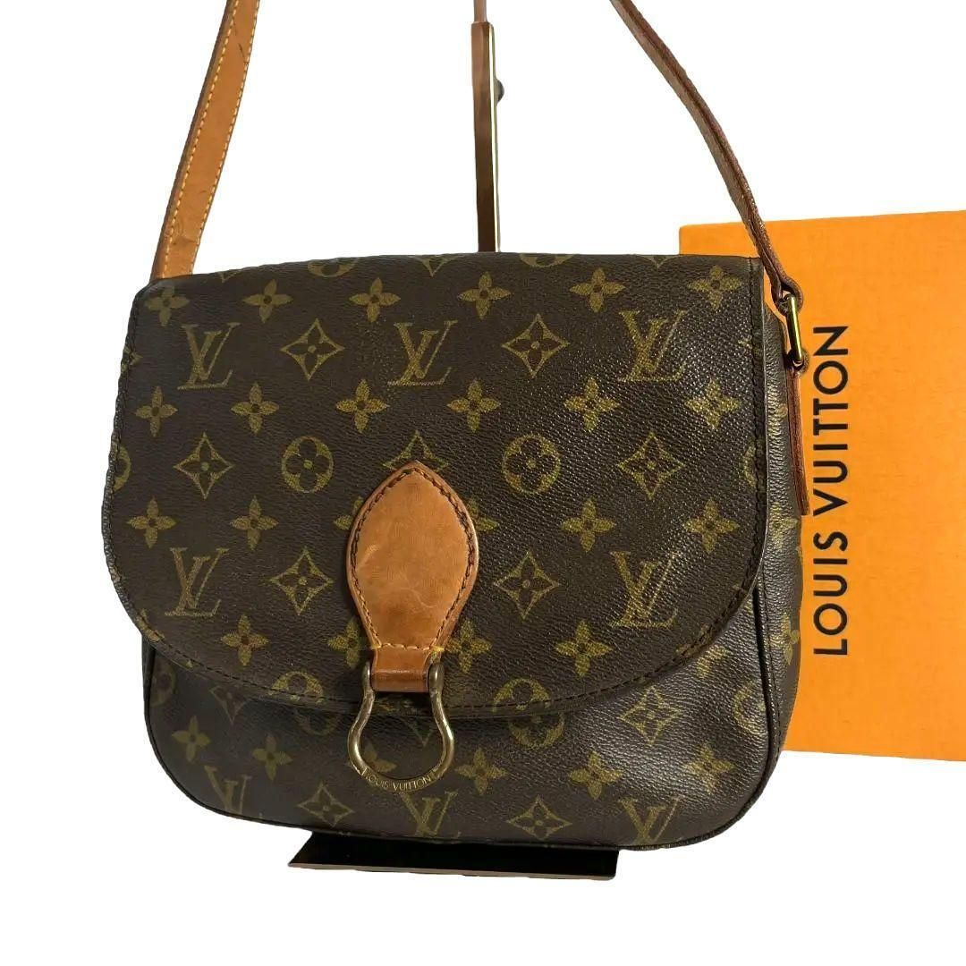 【鑑定済】ルイヴィトン　モノグラム　サンクルーGM　ショルダーバッグ　ブラウン ルイヴィトン(Louis Vuitton) サンクルーGM M51242 ショルダー