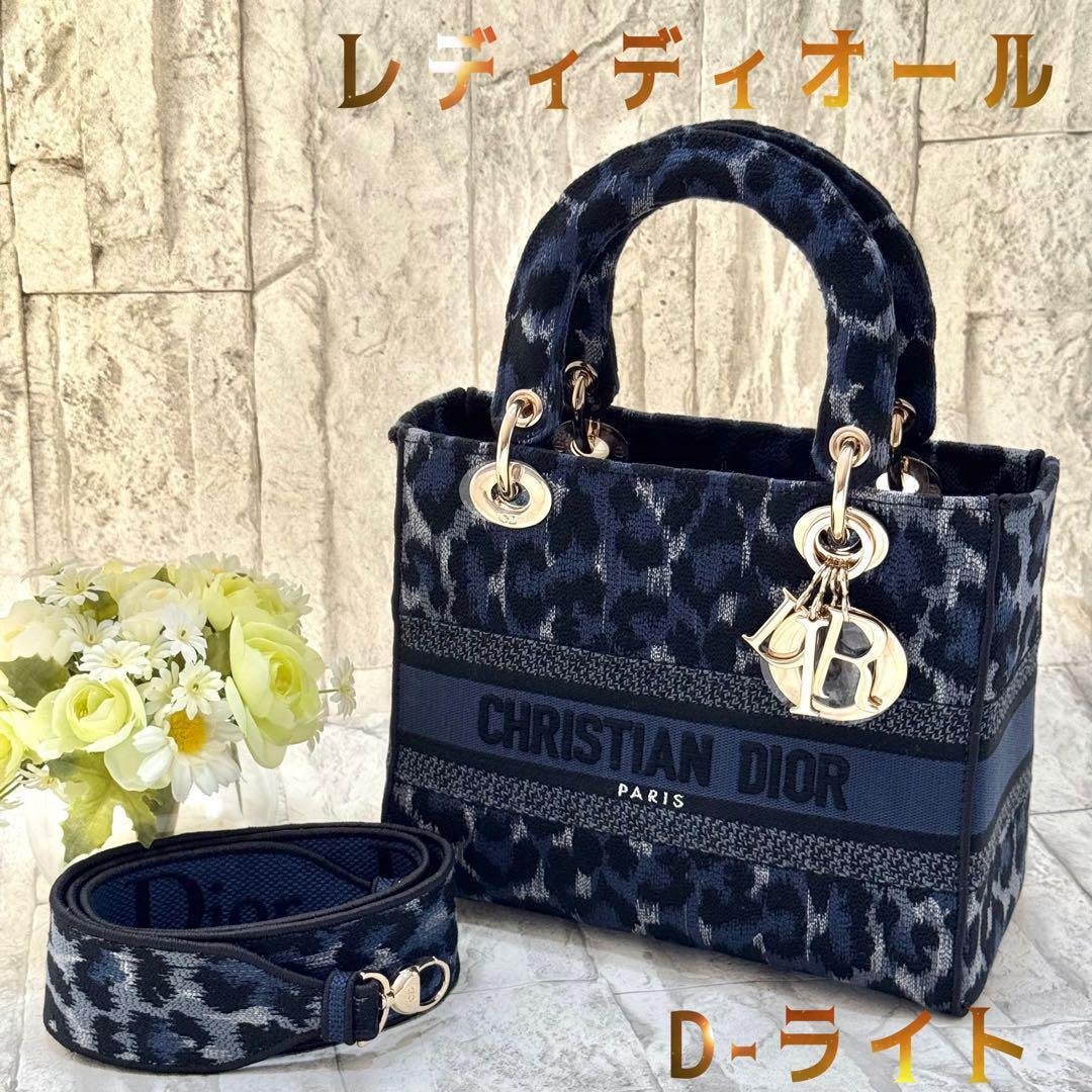クリスチャンディオール　レディディオール　D-ライト　ハンドバッグ　未使用