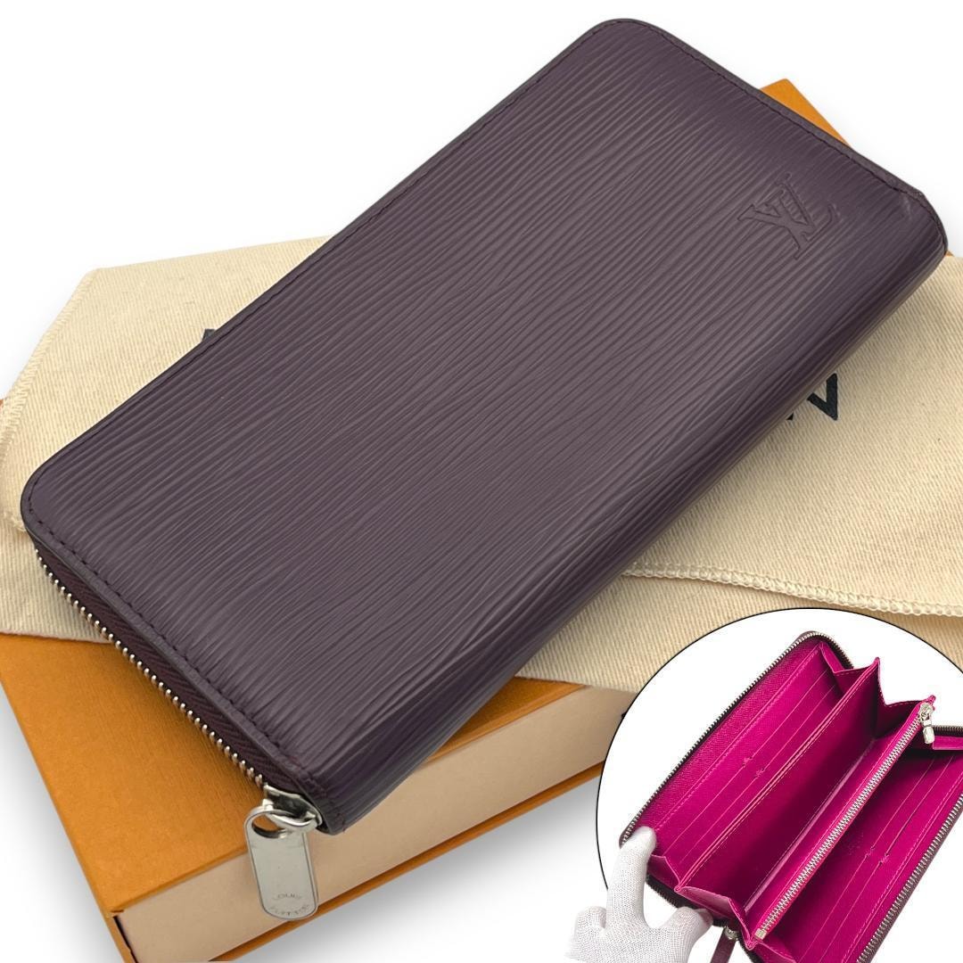 目立った傷や汚れなし】【極美品】ルイヴィトン 長財布 ジッピー