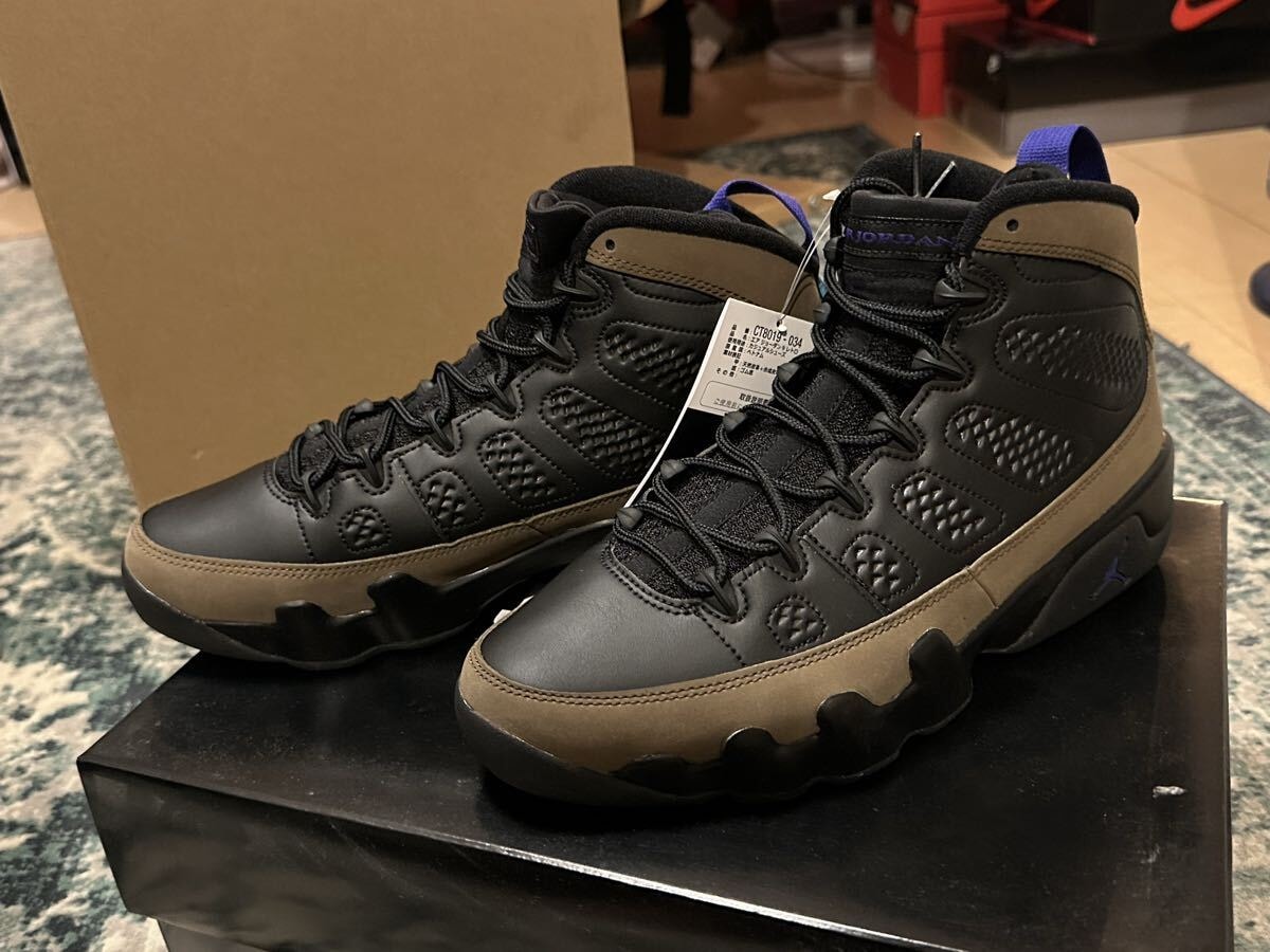 NIKE AIR JORDAN 9 RETRO ナイキ エアジョーダン 9 レトロ OLIVE 未使用 27.0cm